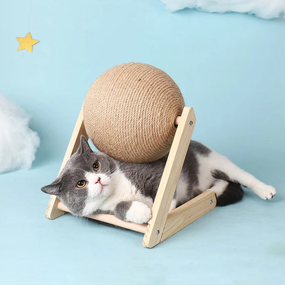 Sisal Rope Cat Scratching Ball Toy