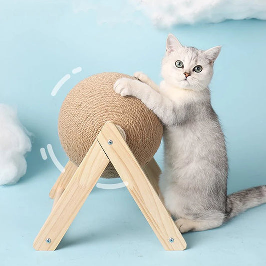 Sisal Rope Cat Scratching Ball Toy