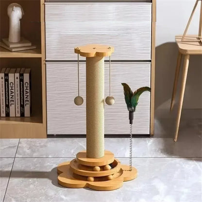 🐾 Cat Scratcher & Play Turntable – Fun, Durable & Interactive! 🎾🐱