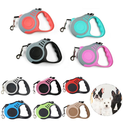 Durable retractable nylon dog leash for all sizes