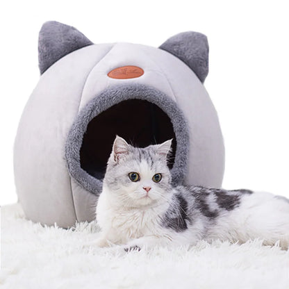 Cozy Cave™ - Warm Winter Bed for Cats and Small Dogs