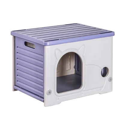 Cat Houses & Condos Rainproof Shelter Stray Four Seasons Cozy House for Small Pets Outdoor Kitten Nest