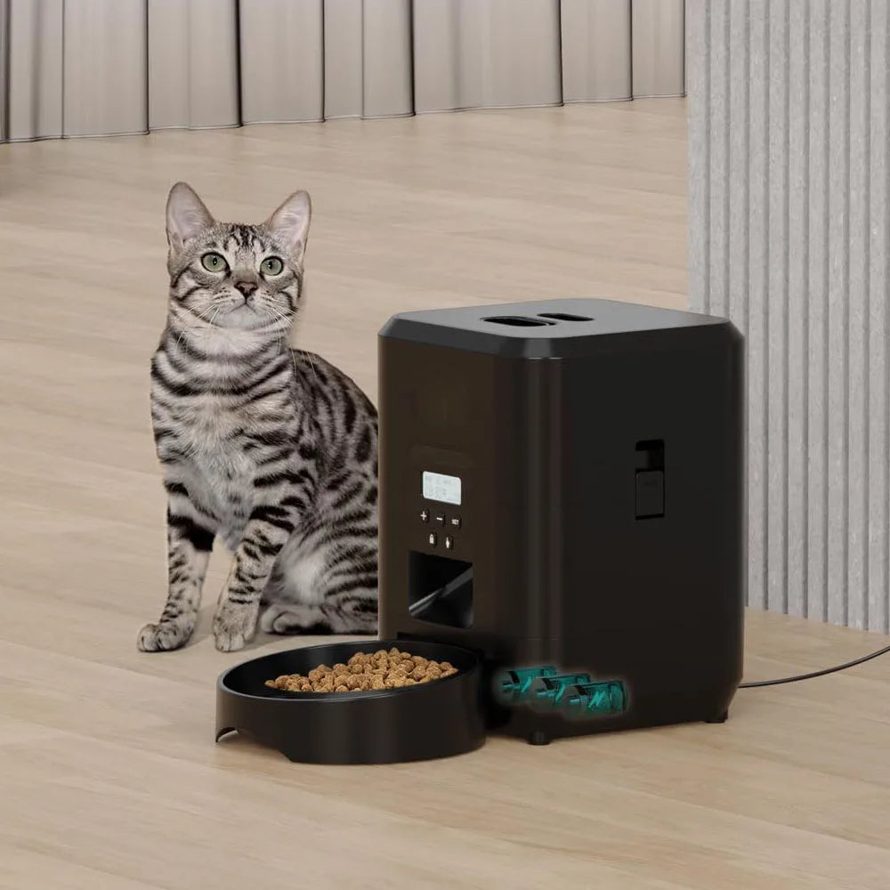 Automatic smart pet feeder for cats/dogs