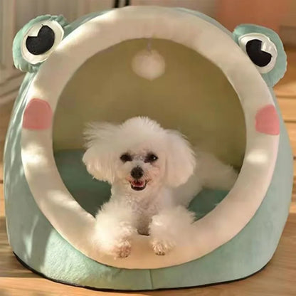 Cute & Warm Foldable Pet House for Dogs