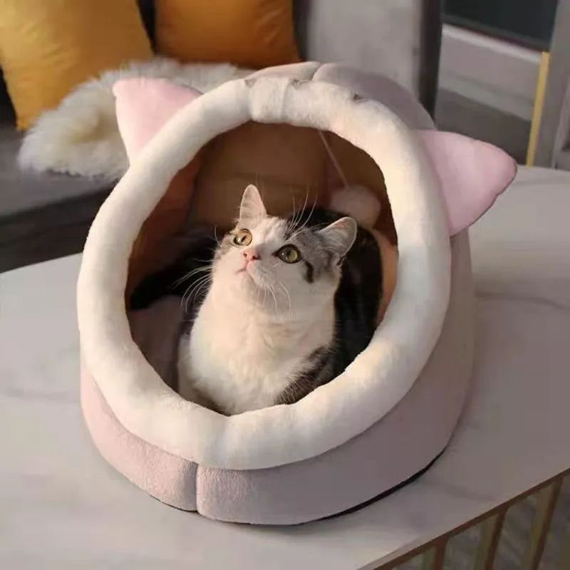 Cute & Warm Foldable Pet House for Dogs