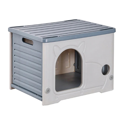 Cat Houses & Condos Rainproof Shelter Stray Four Seasons Cozy House for Small Pets Outdoor Kitten Nest