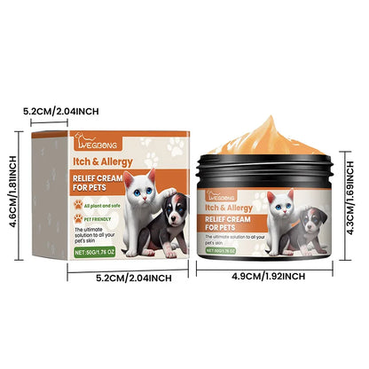 Pet Antipruritic Cream for Itching Relief