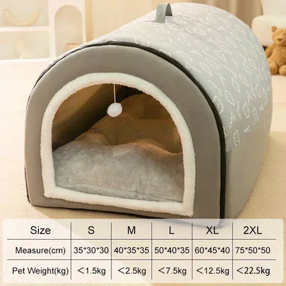 🐶 Cozy & Warm Winter Dog Kennel – The Ultimate Comfort for Your Pet! 🏡❄️