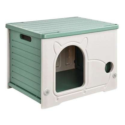 Cat Houses & Condos Rainproof Shelter Stray Four Seasons Cozy House for Small Pets Outdoor Kitten Nest