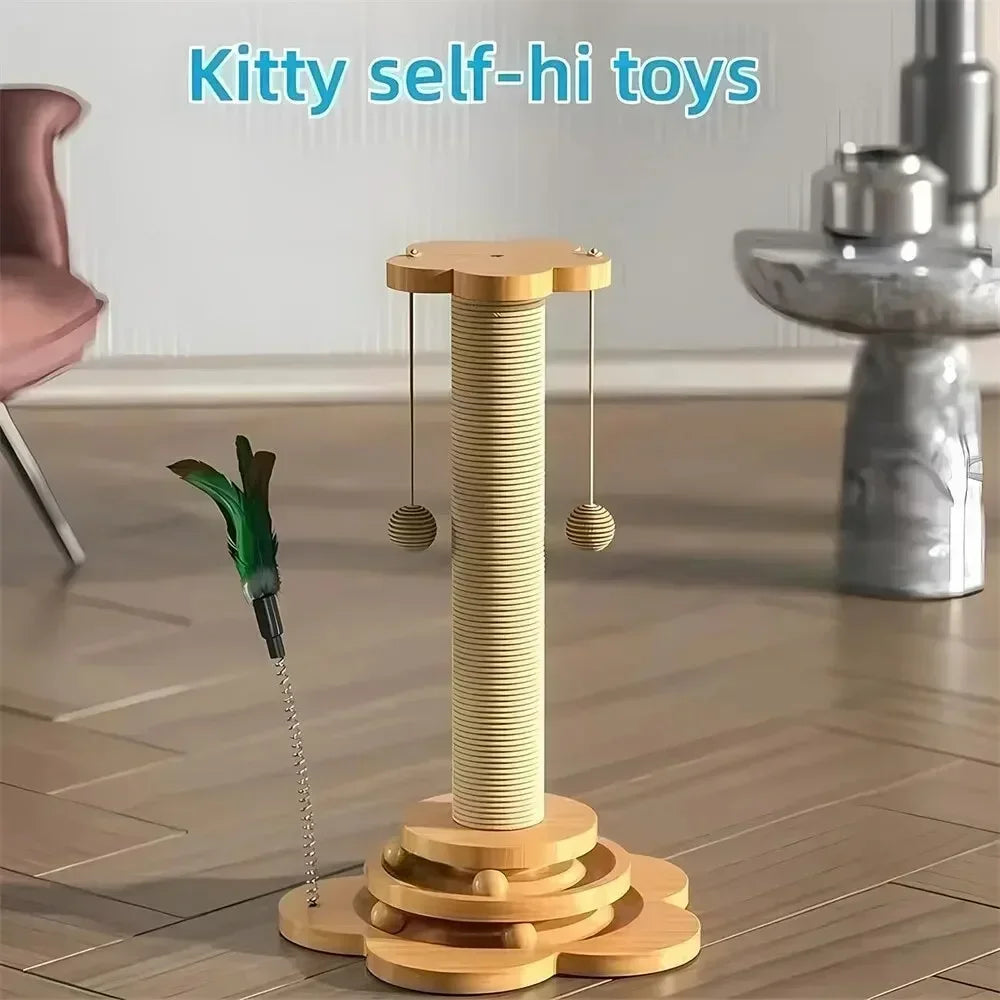 🐾 Cat Scratcher & Play Turntable – Fun, Durable & Interactive! 🎾🐱