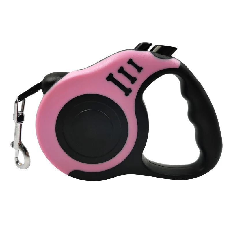 Durable retractable nylon dog leash for all sizes