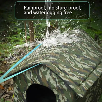 🏡 Waterproof Outdoor Cat House – Warm, Cozy & Weatherproof Shelter! ❄️☔🐾