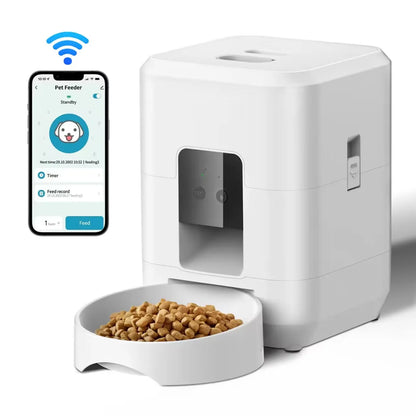 Automatic smart pet feeder for cats/dogs