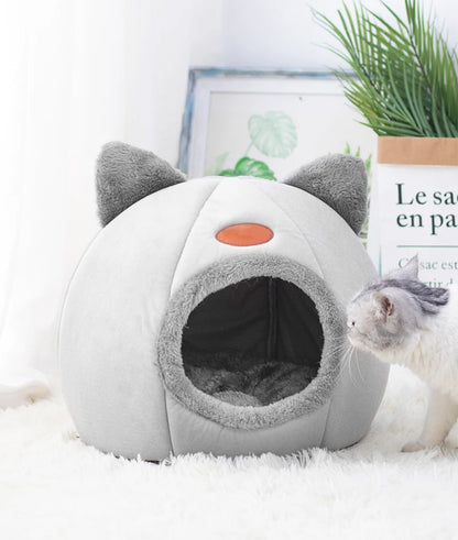 Cozy Cave™ - Warm Winter Bed for Cats and Small Dogs