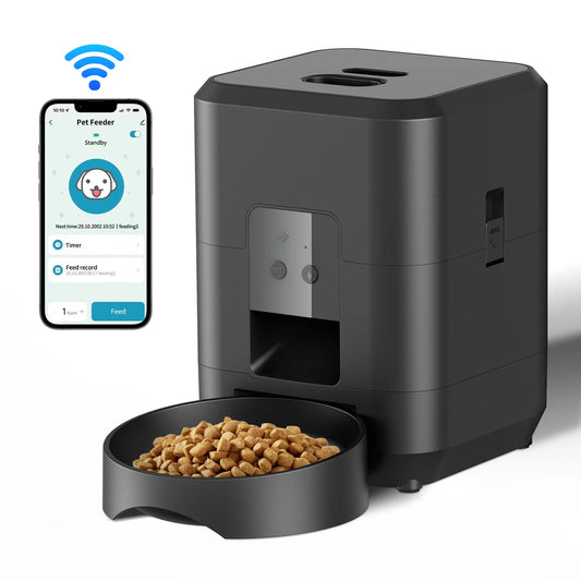 Automatic smart pet feeder for cats/dogs